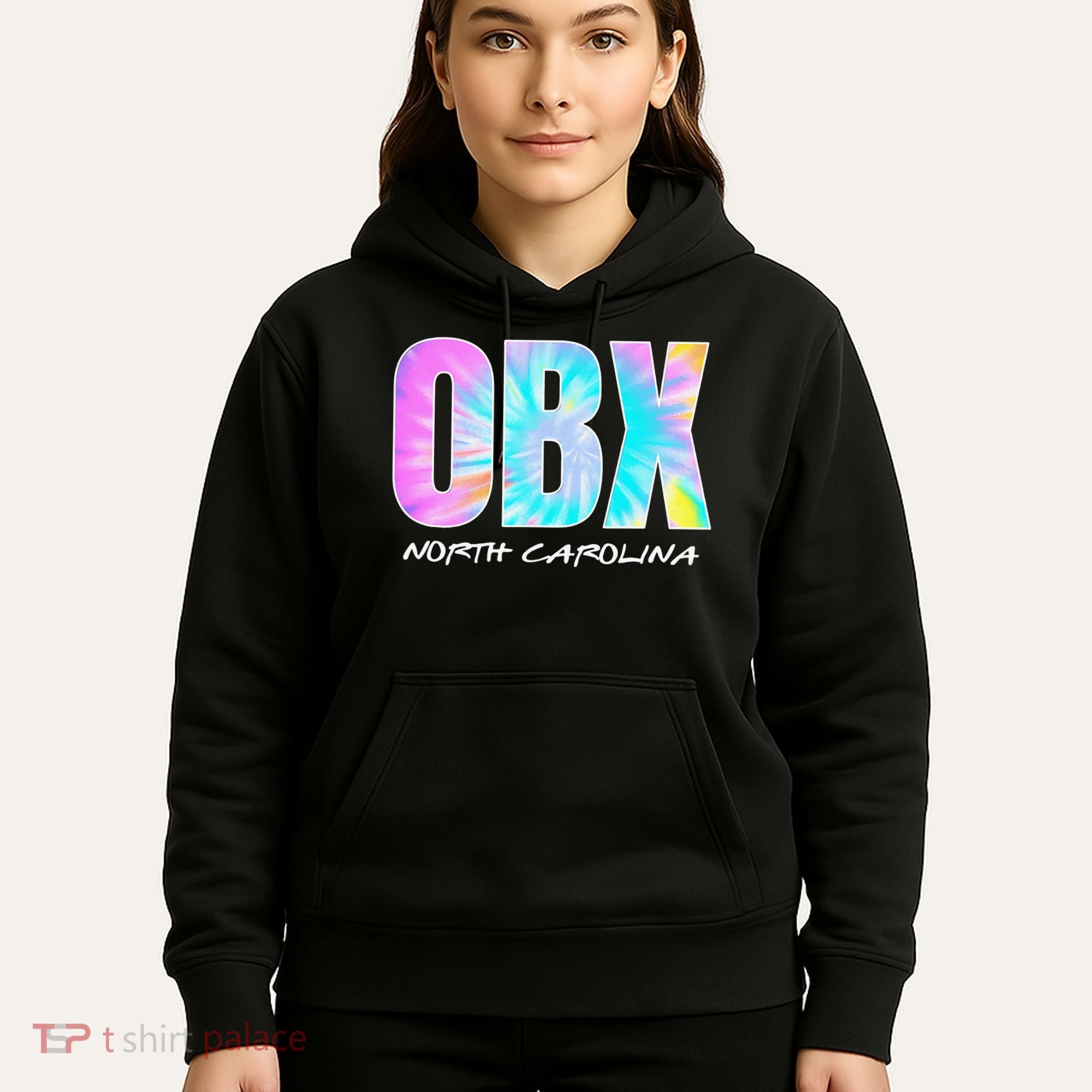 Tie Dye OBX North Carolina Outer Banks Hoodie
