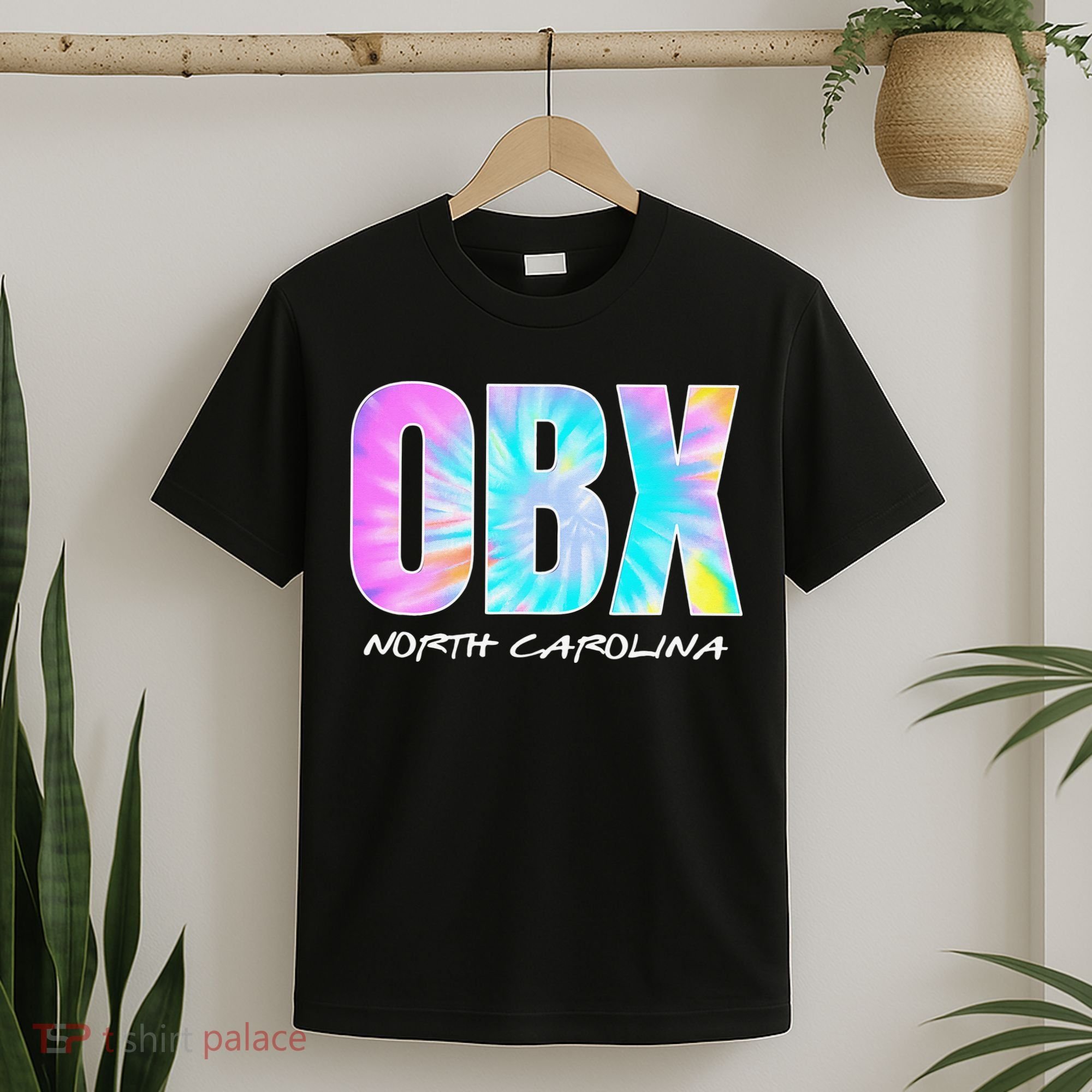 Tie Dye OBX North Carolina Outer Banks T-Shirt