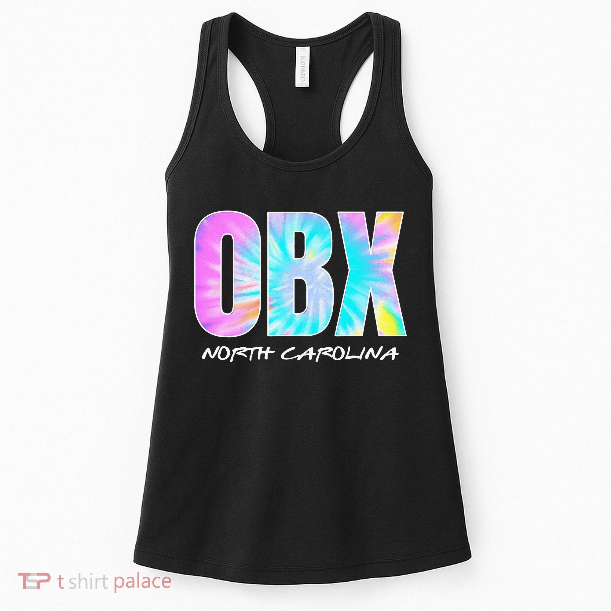 Tie Dye OBX North Carolina Outer Banks Women's Tank Top