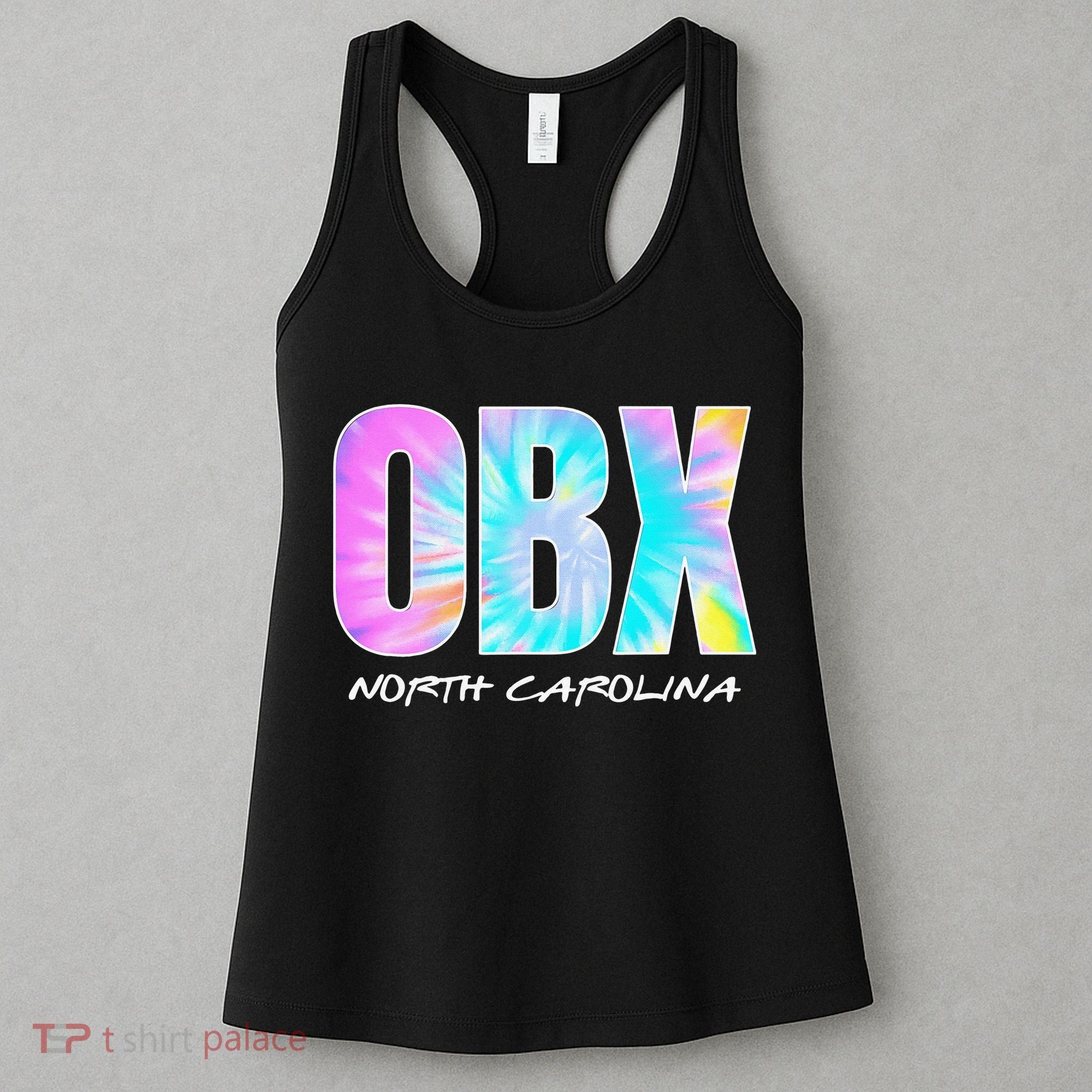 Tie Dye OBX North Carolina Outer Banks Women's Tank Top