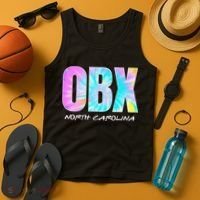 Tie Dye OBX North Carolina Outer Banks Tank Top thumb 4