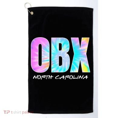 Tie Dye OBX North Carolina Outer Banks Golf Towel