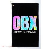 Tie Dye OBX North Carolina Outer Banks Golf Towel thumb 0