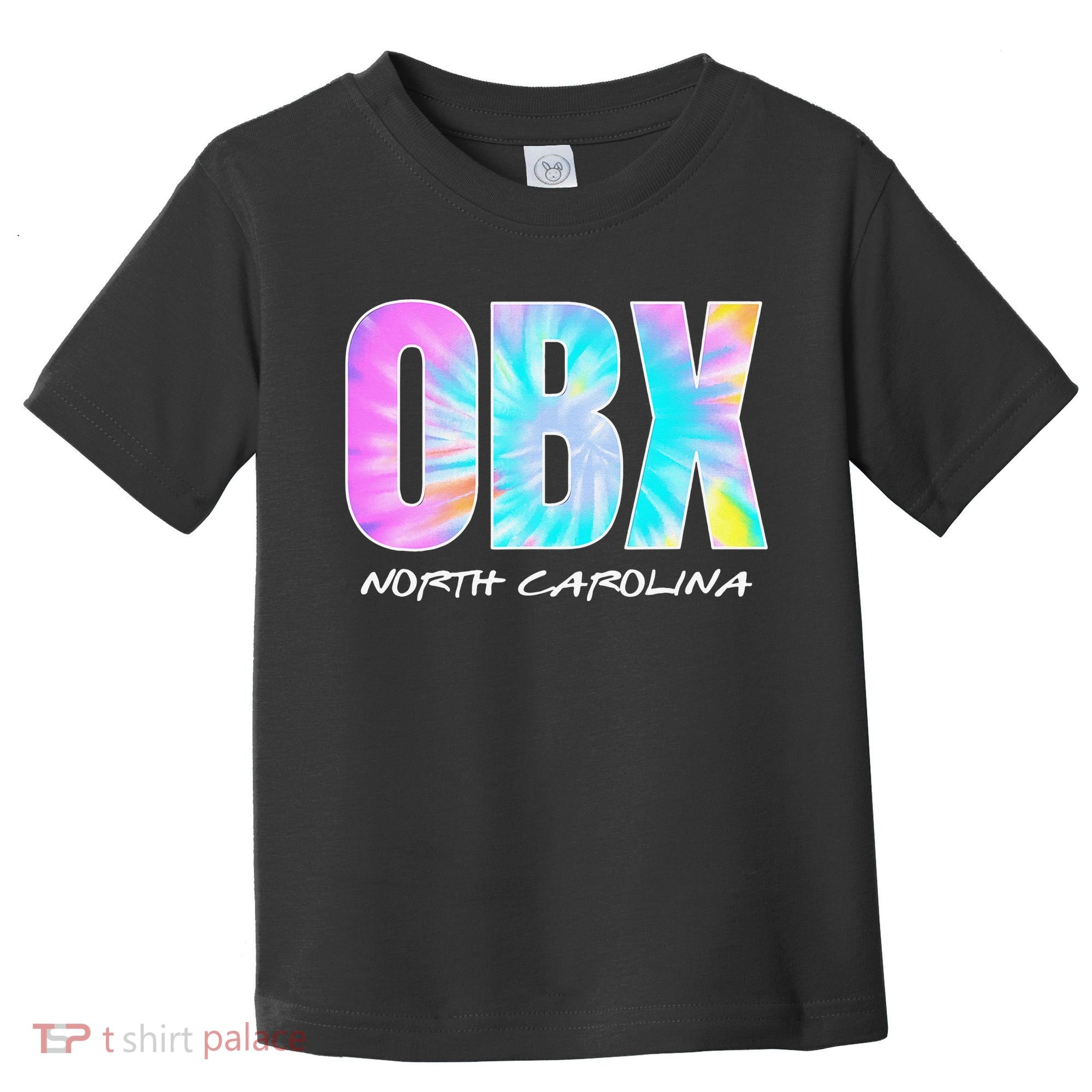 Tie Dye OBX North Carolina Outer Banks Toddler T-Shirt
