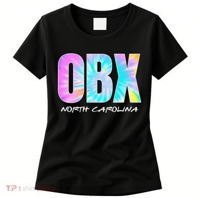 Tie Dye OBX North Carolina Outer Banks Women's T-Shirt