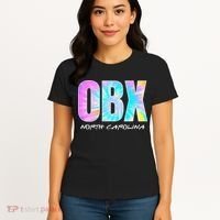 Tie Dye OBX North Carolina Outer Banks Women's T-Shirt thumb 4