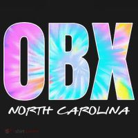 Tie Dye OBX North Carolina Outer Banks Women's T-Shirt thumb 6