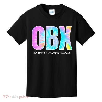 Tie Dye OBX North Carolina Outer Banks Kids T-Shirt