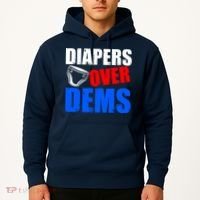 Trump Diapers Over Dems Hoodie thumb 2