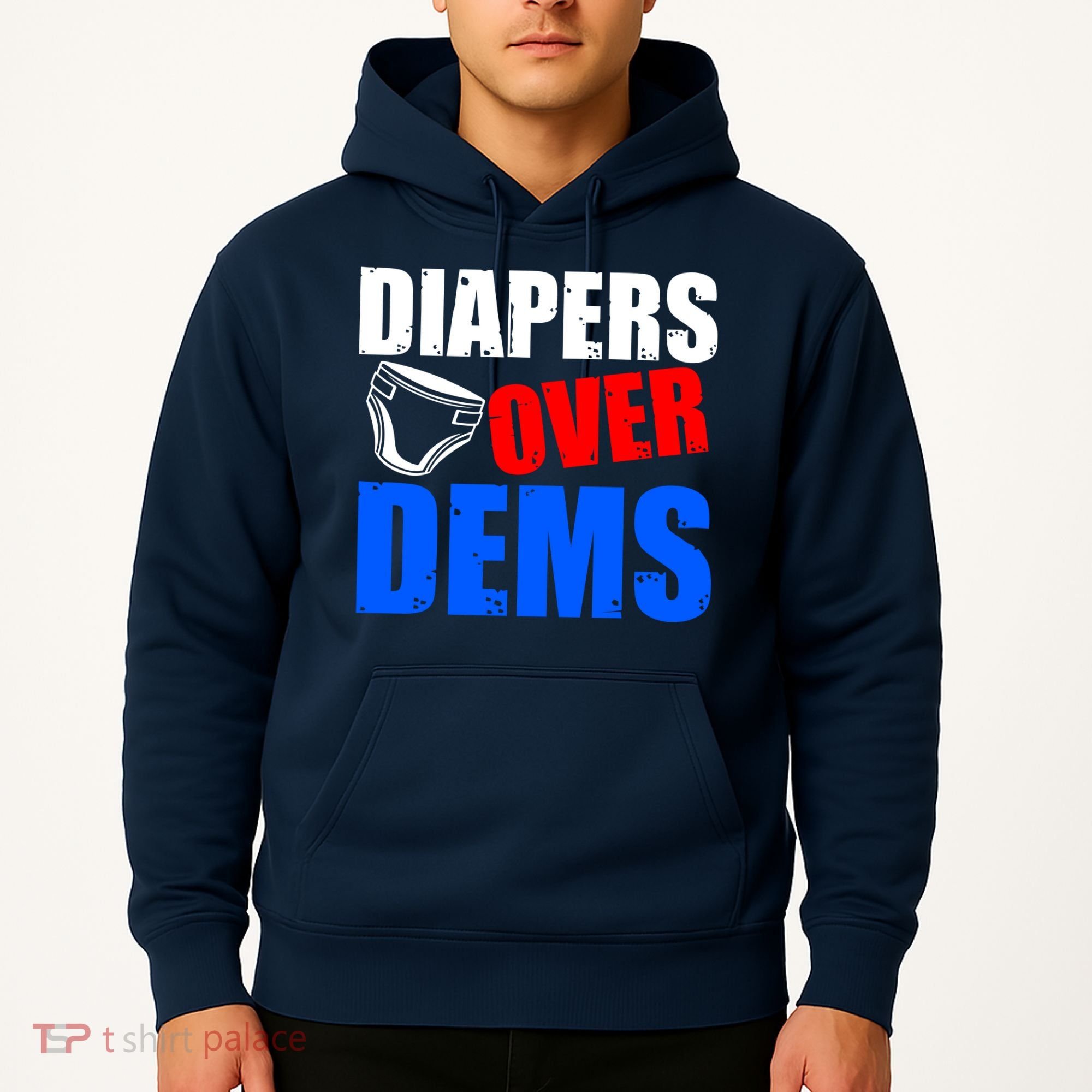 Trump Diapers Over Dems Hoodie