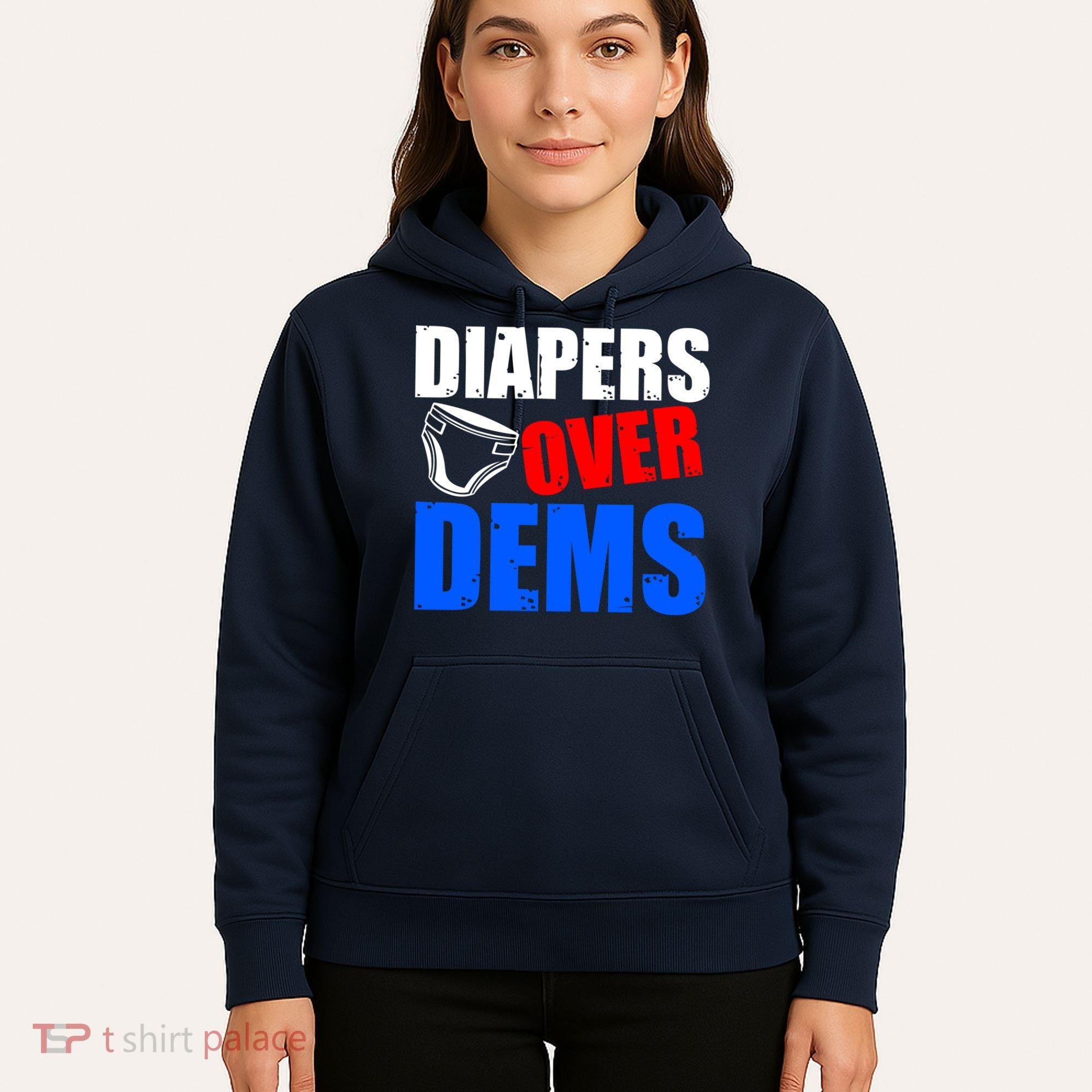 Trump Diapers Over Dems Hoodie