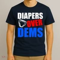 Trump Diapers Over Dems T-Shirt thumb 3
