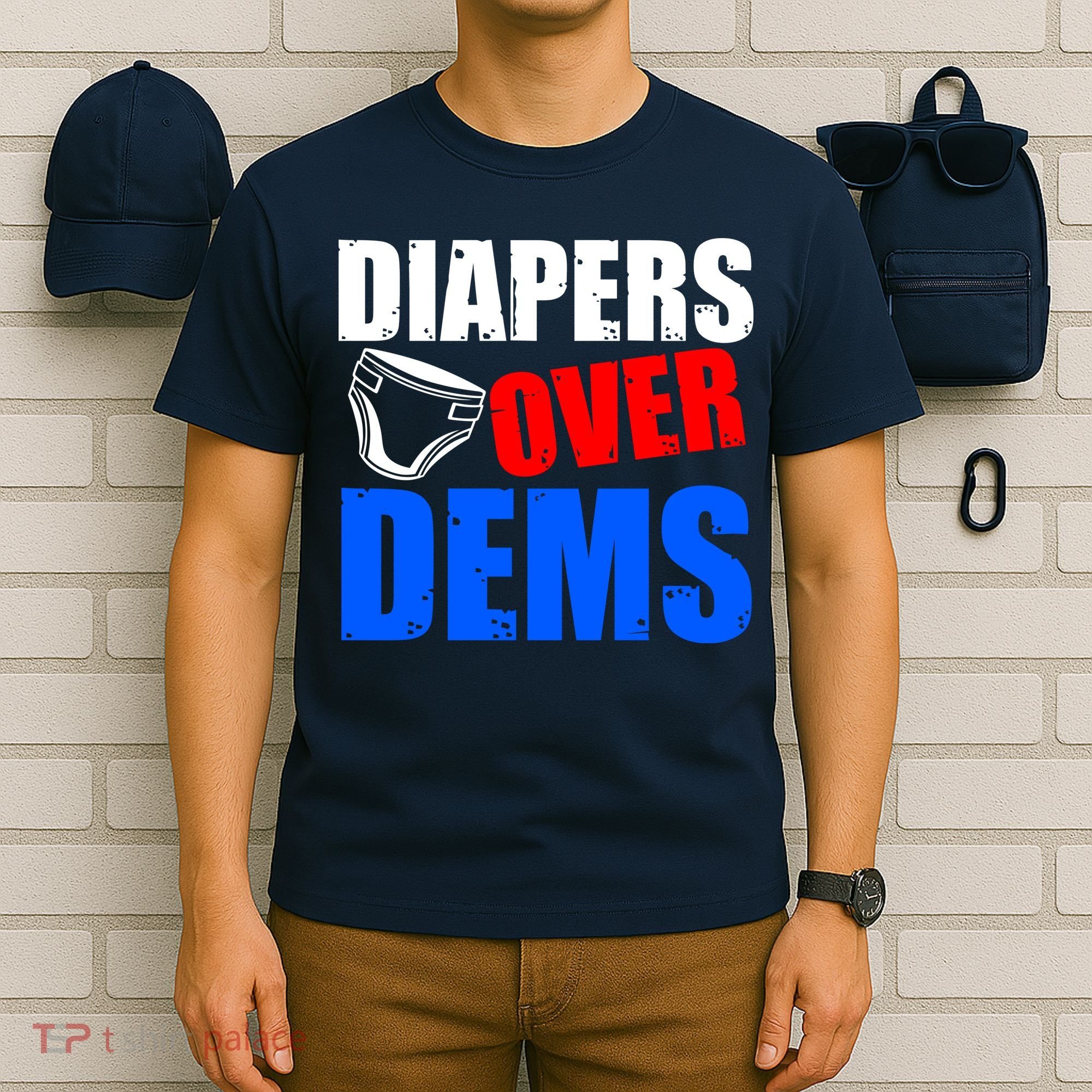 Trump Diapers Over Dems T-Shirt