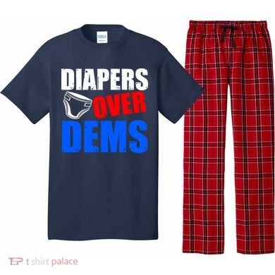 Trump Diapers Over Dems Pajama Set
