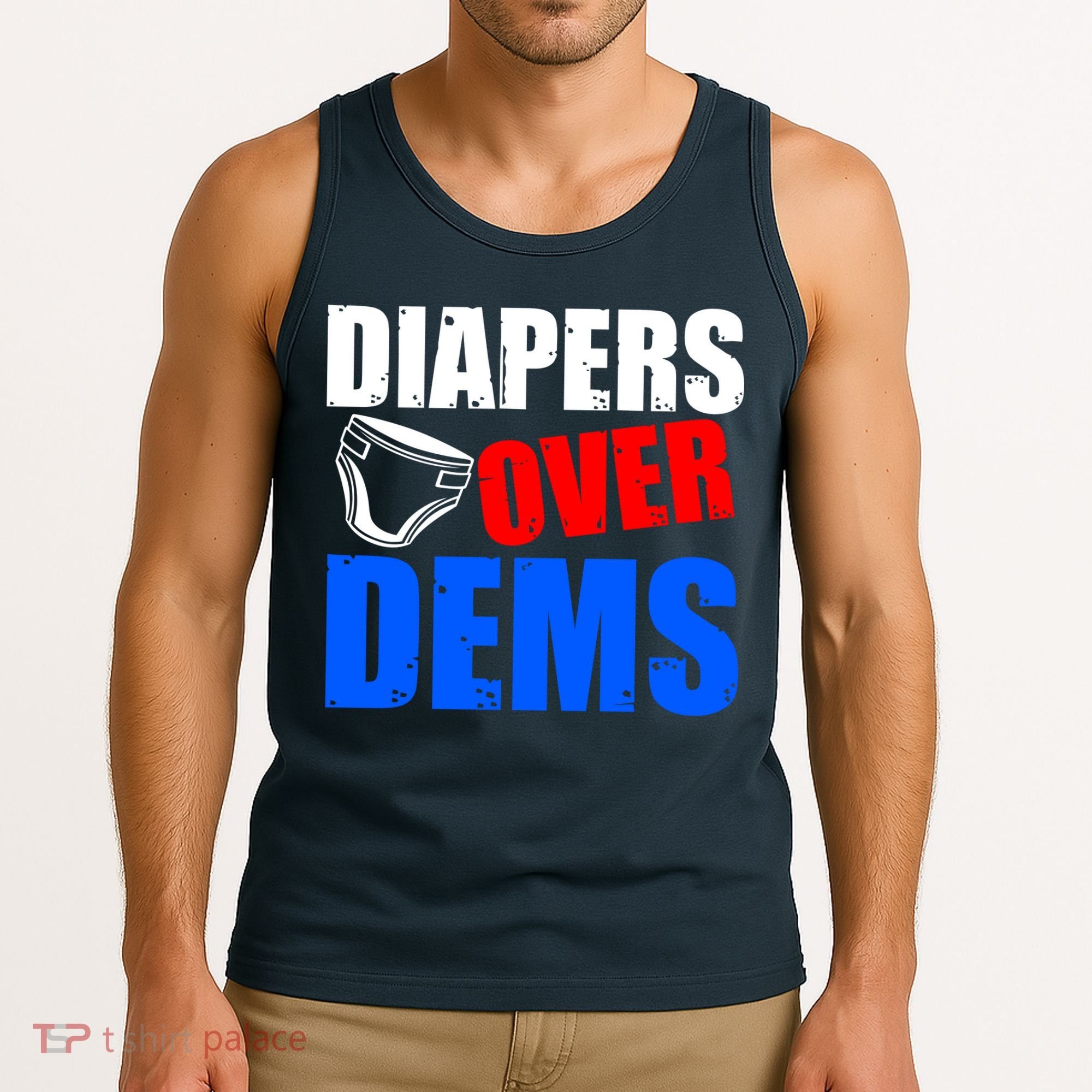 Trump Diapers Over Dems Tank Top