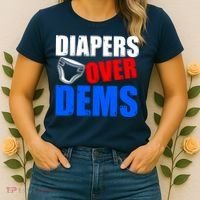 Trump Diapers Over Dems Women's T-Shirt thumb 2