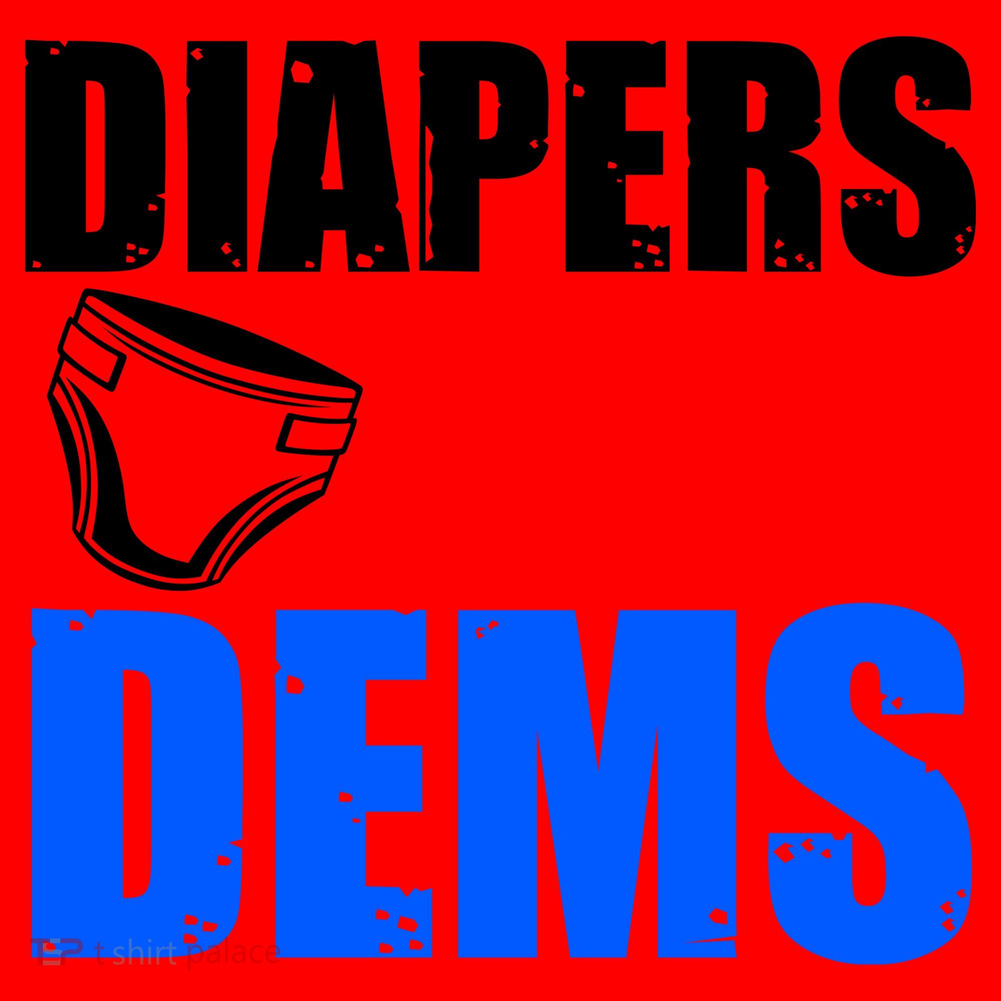Trump Diapers Over Dems Santa Hat