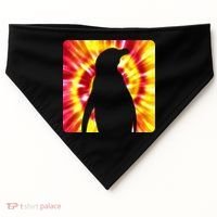 Tie Dye Penguin For Penguin Lovers USA-Made Doggie Bandana thumb 0