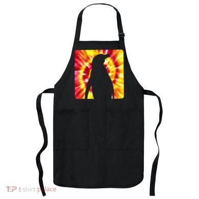 Tie Dye Penguin For Penguin Lovers Apron