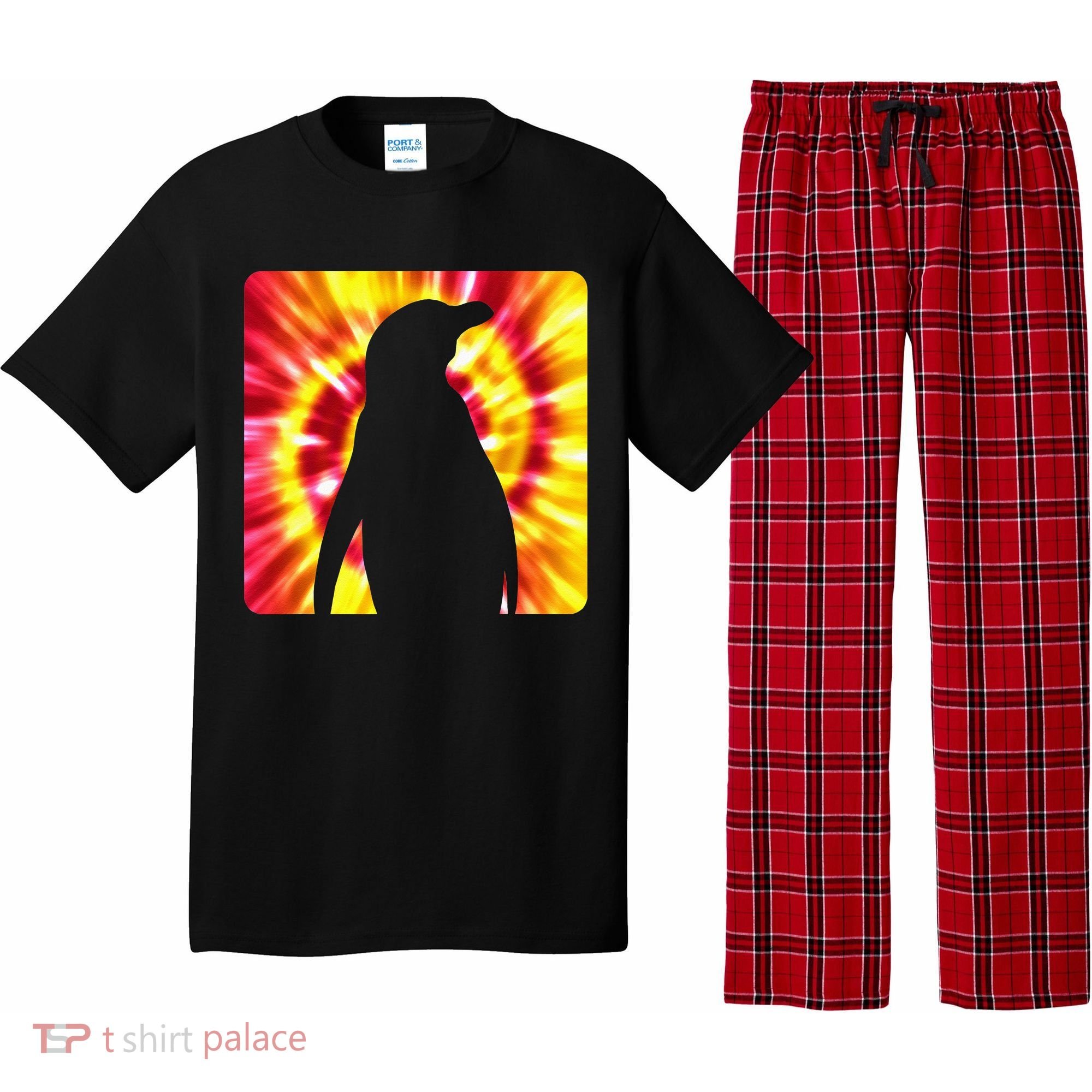 Tie Dye Penguin For Penguin Lovers Pajama Set