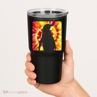 Tie Dye Penguin For Penguin Lovers Tumbler thumb 2