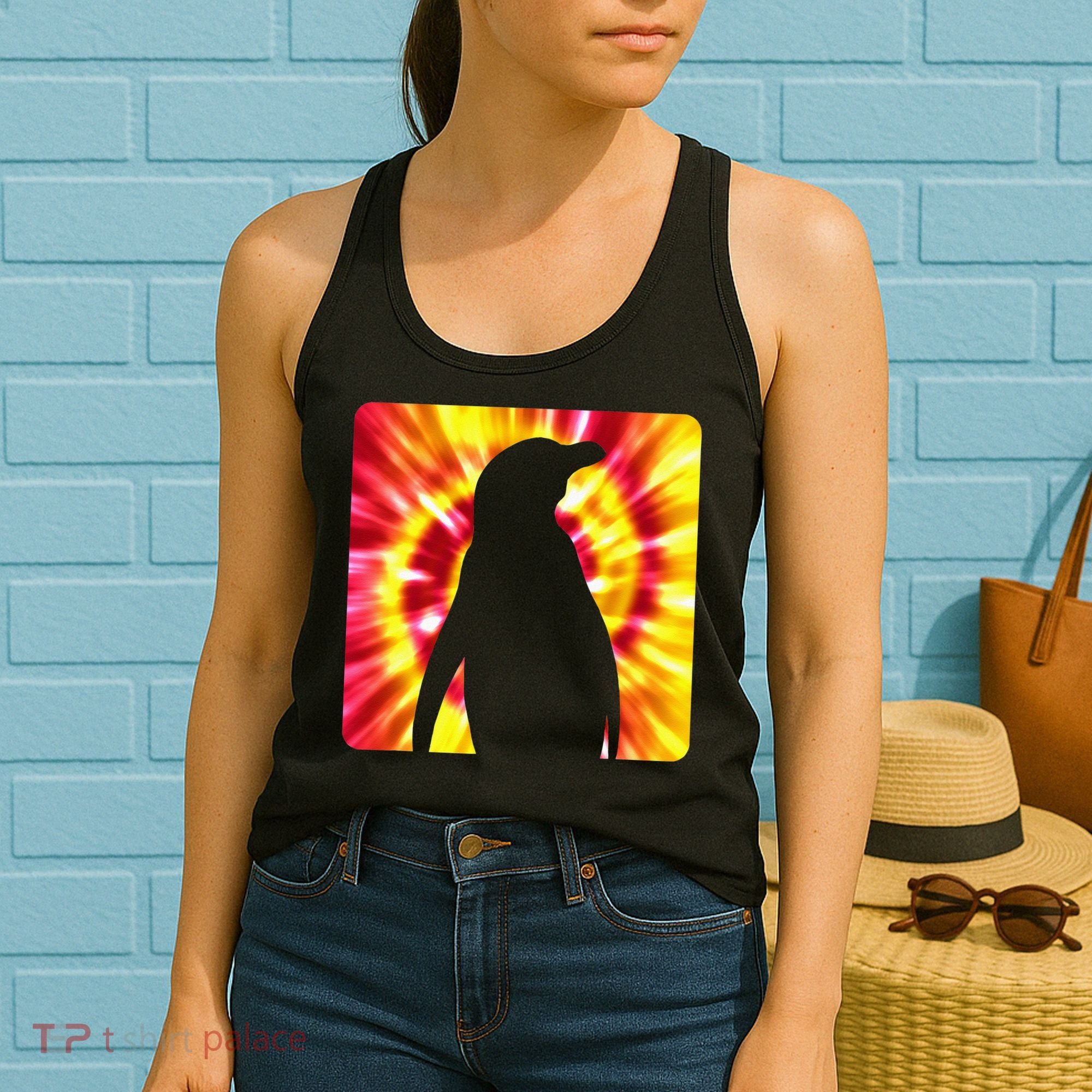 Tie Dye Penguin For Penguin Lovers Women's Tank Top
