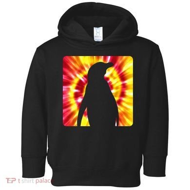 Tie Dye Penguin For Penguin Lovers Toddler Hoodie