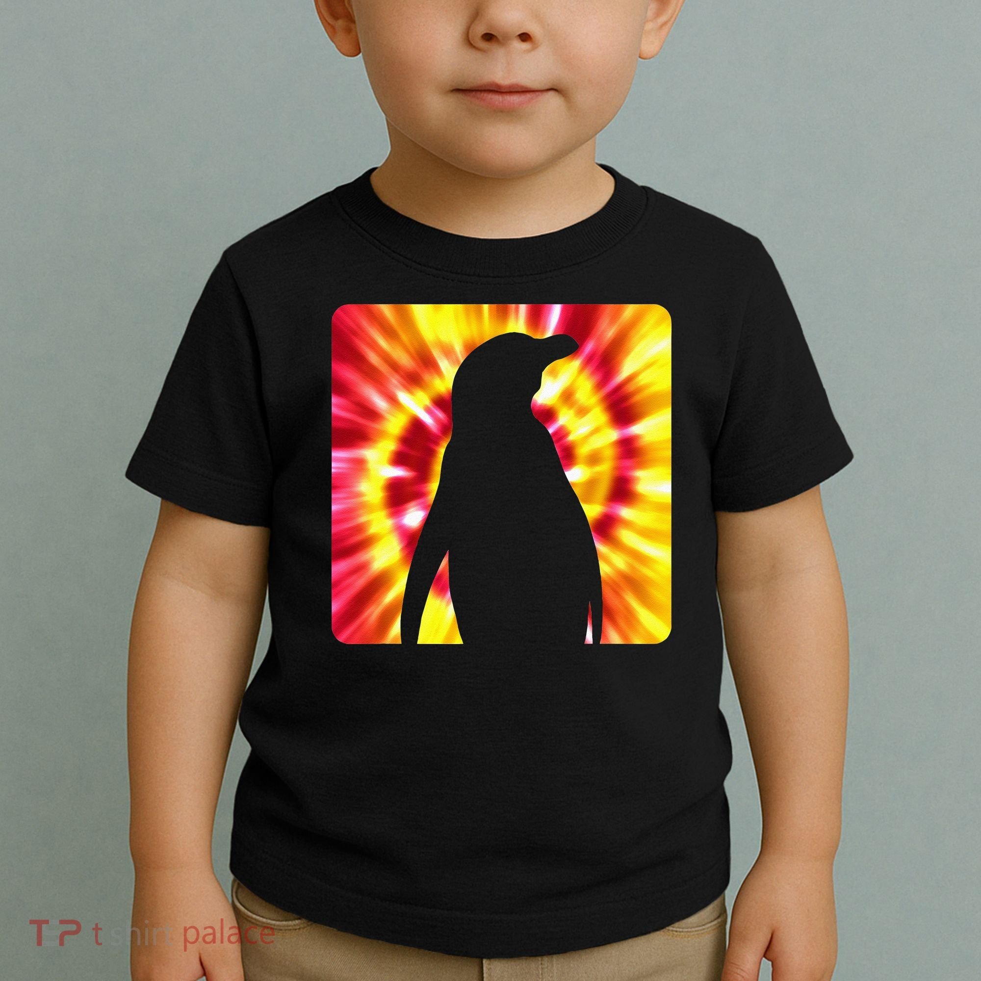 Tie Dye Penguin For Penguin Lovers Toddler T-Shirt