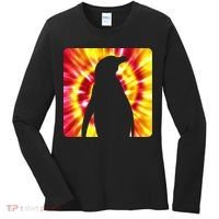 Tie Dye Penguin For Penguin Lovers Women's Long Sleeve Shirt thumb 0