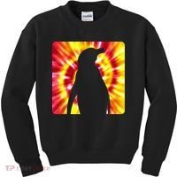 Tie Dye Penguin For Penguin Lovers Kids Sweatshirt thumb 0
