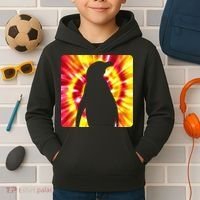 Tie Dye Penguin For Penguin Lovers Kids Hoodie thumb 2