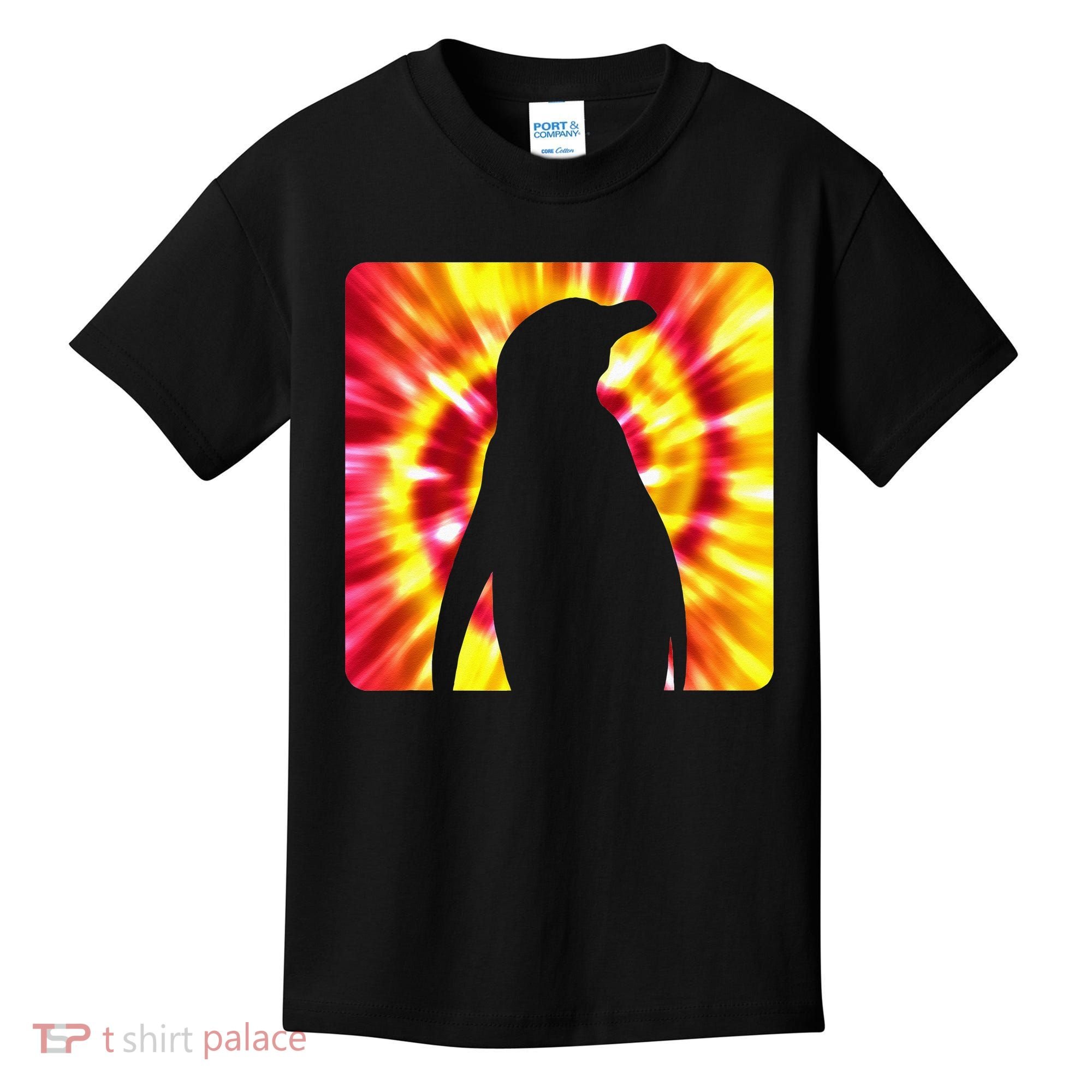 Tie Dye Penguin For Penguin Lovers Kids T-Shirt