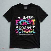 Tie Dye Paraprofessional Happy First Day Of School Funny T-Shirt thumb 5