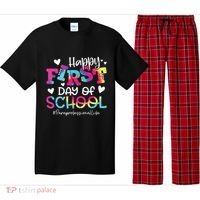 Tie Dye Paraprofessional Happy First Day Of School Funny Pajama Set thumb 0