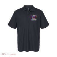 Tie Dye Paraprofessional Happy First Day Of School Funny Polo thumb 0