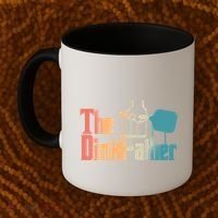 The Dinkfather Pickleball Dad Funny Pickleball FatherS Day Great Gift Coffee Mug thumb 2