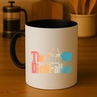 The Dinkfather Pickleball Dad Funny Pickleball FatherS Day Great Gift Coffee Mug thumb 4