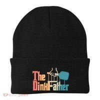 The Dinkfather Pickleball Dad Funny Pickleball FatherS Day Great Gift Beanie thumb 0