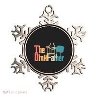 The Dinkfather Pickleball Dad Funny Pickleball FatherS Day Great Gift Ornament thumb 0