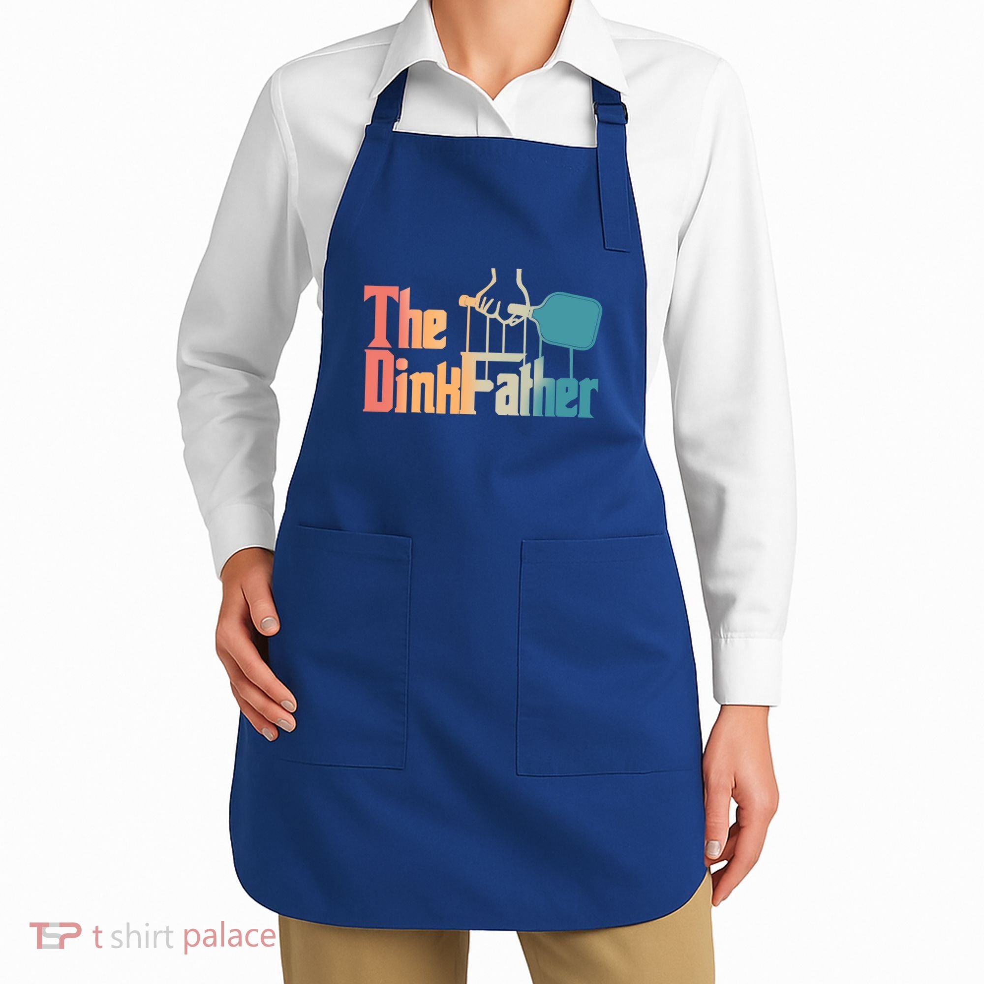 The Dinkfather Pickleball Dad Funny Pickleball FatherS Day Great Gift Apron