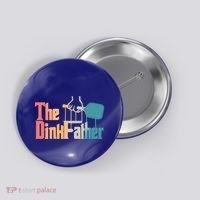The Dinkfather Pickleball Dad Funny Pickleball FatherS Day Great Gift Button thumb 0