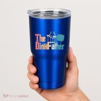 The Dinkfather Pickleball Dad Funny Pickleball FatherS Day Great Gift Tumbler thumb 2