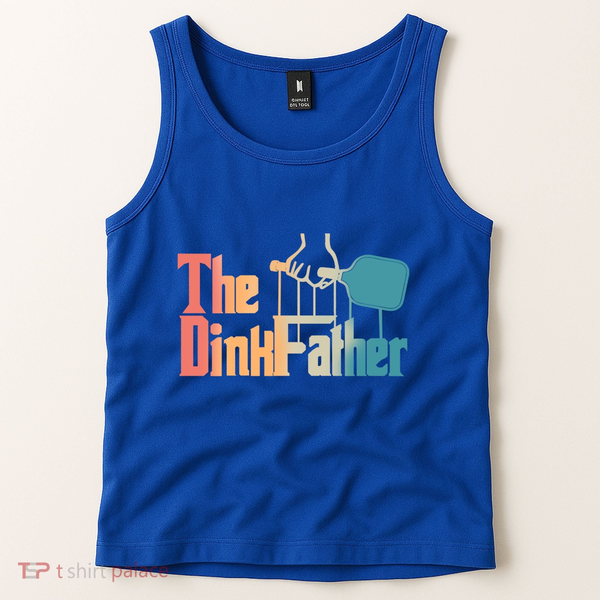 The Dinkfather Pickleball Dad Funny Pickleball FatherS Day Great Gift Tank Top
