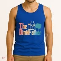The Dinkfather Pickleball Dad Funny Pickleball FatherS Day Great Gift Tank Top thumb 3