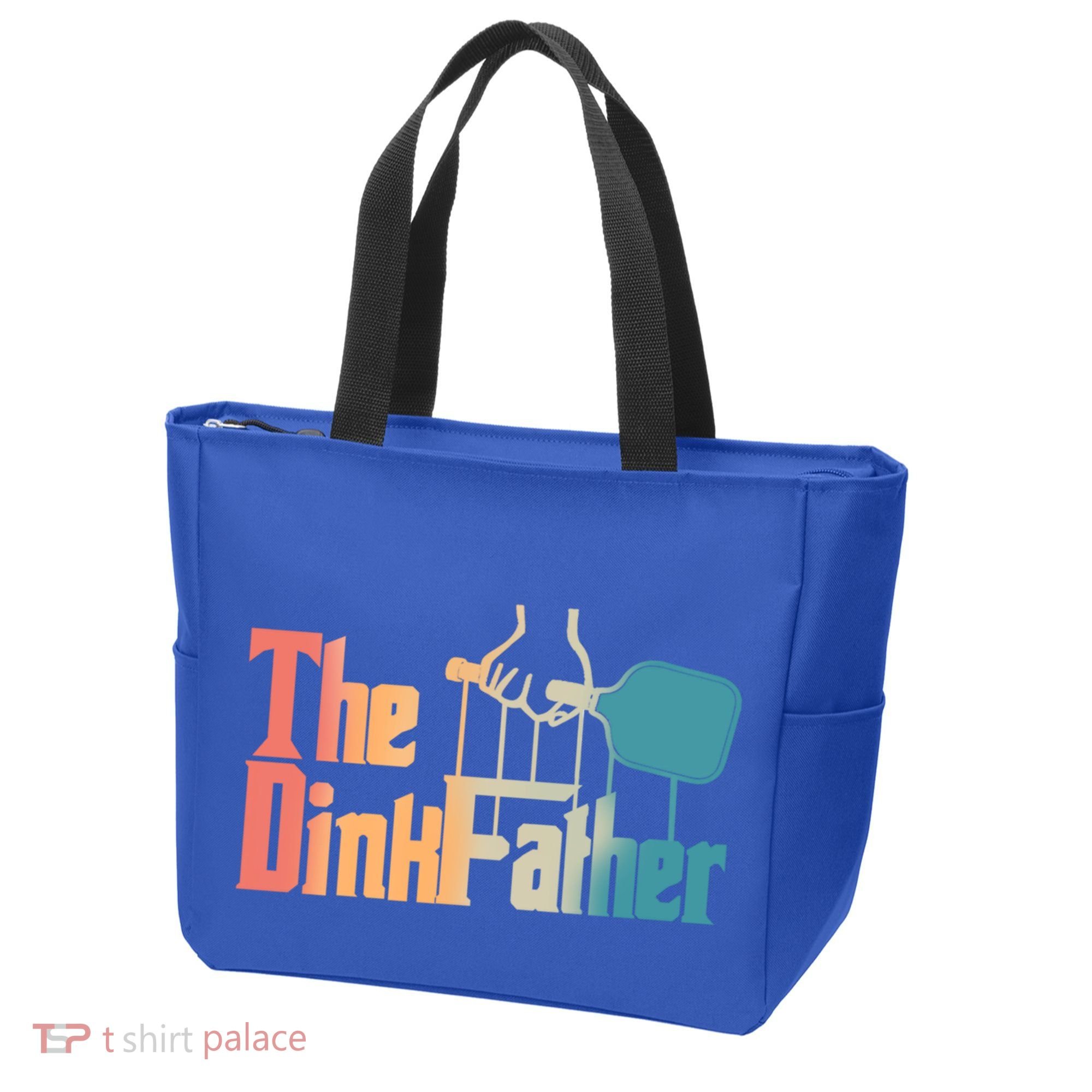 The Dinkfather Pickleball Dad Funny Pickleball FatherS Day Great Gift Tote Bag