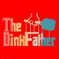 The Dinkfather Pickleball Dad Funny Pickleball FatherS Day Great Gift Santa Hat thumb 1