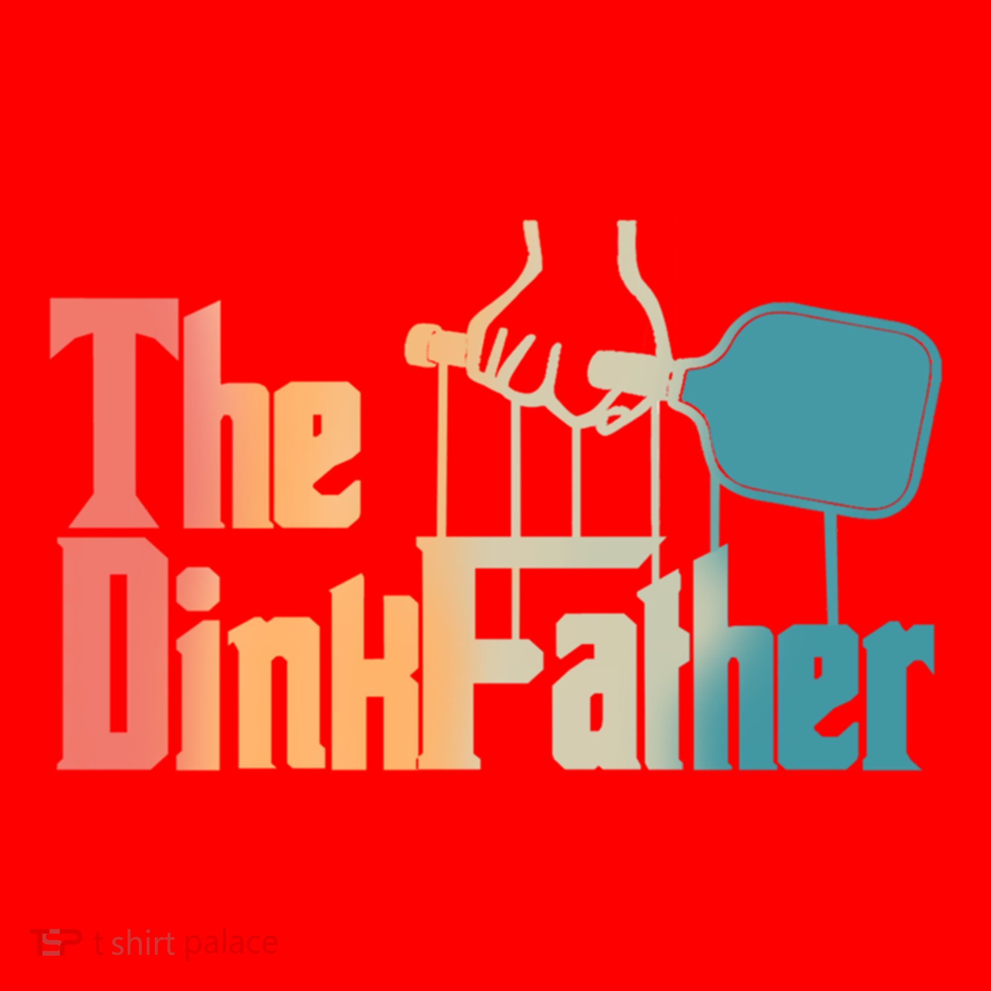 The Dinkfather Pickleball Dad Funny Pickleball FatherS Day Great Gift Santa Hat