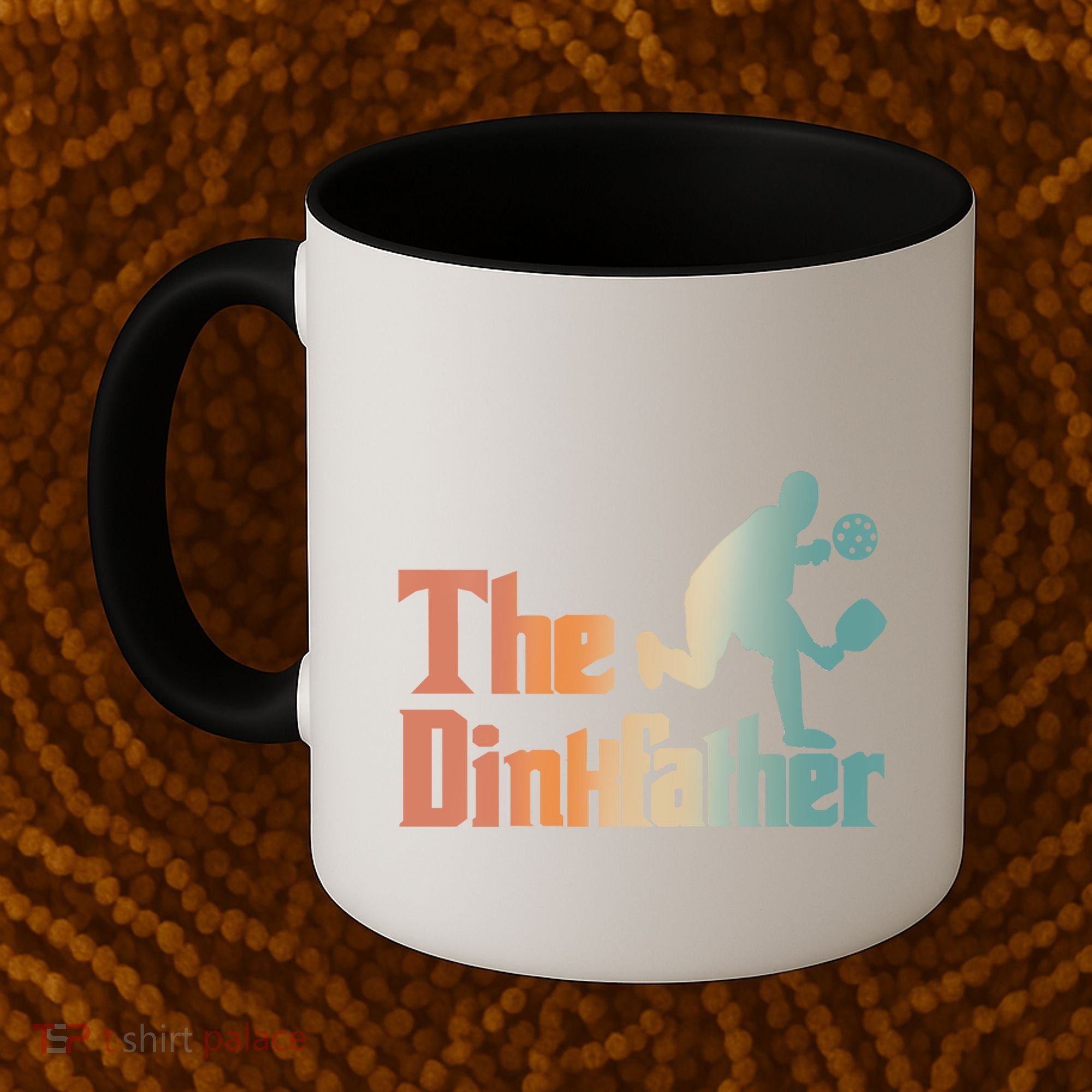 The Dinkfather Pickleball Dad Funny Pickleball FatherS Day Cool Gift Coffee Mug