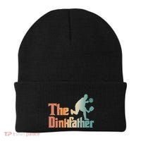 The Dinkfather Pickleball Dad Funny Pickleball FatherS Day Cool Gift Beanie thumb 0
