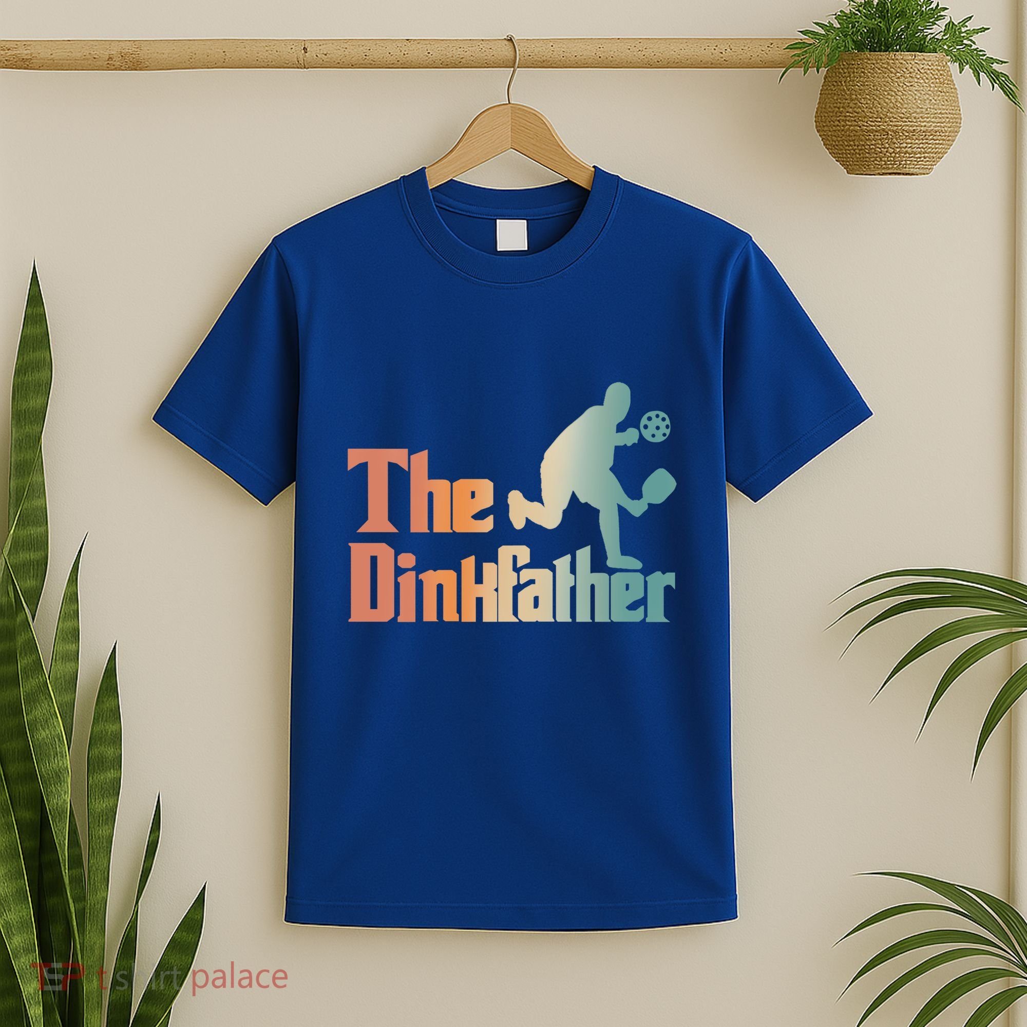 The Dinkfather Pickleball Dad Funny Pickleball FatherS Day Cool Gift T-Shirt